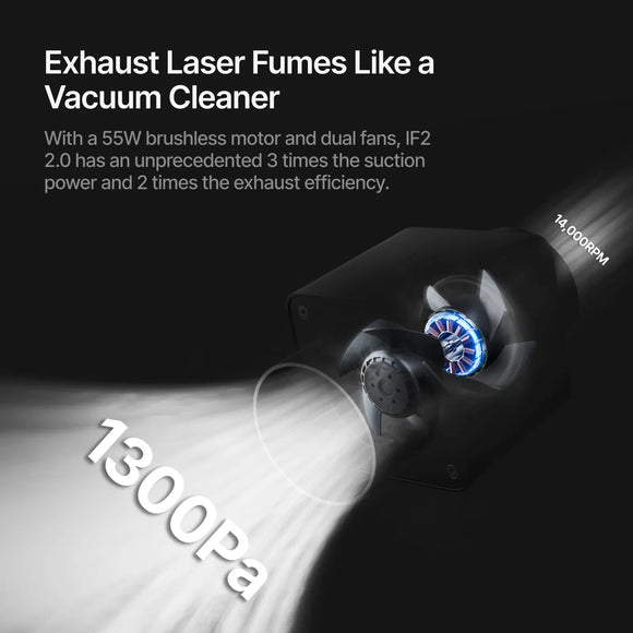 xTool Laser Engraver xTool SafetyPro IF2 Inline Duct Fan