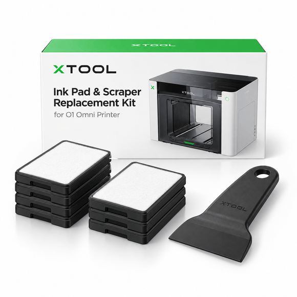 xTool Maintenance Kit Ink Pad & Scraper Replacement Kit for O1 Omni Printer