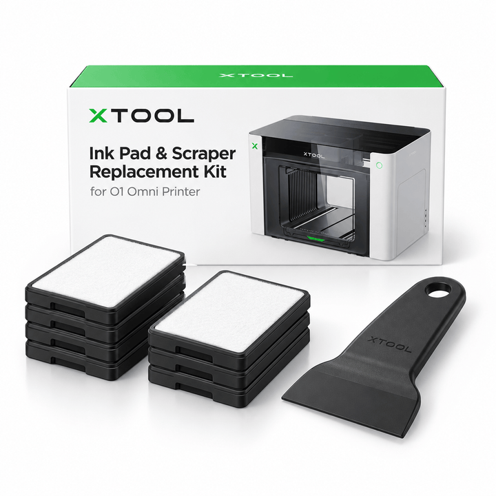 Ink Pad & Scraper Replacement Kit for O1 Omni Printer