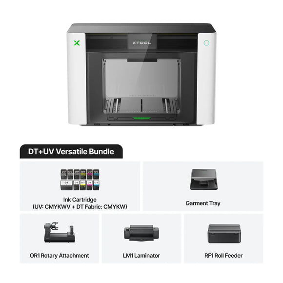 xTool UV Printer DT + UV Versatile Bundle xTool O1 Omni Printer - 4-in-1 UV, UV DTF & Fabric Printer