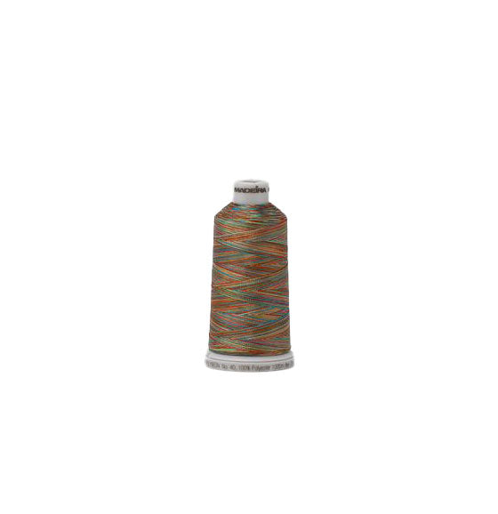 Multi-Color Dark Fun 1604 #40 Weight Madeira Polyneon Thread