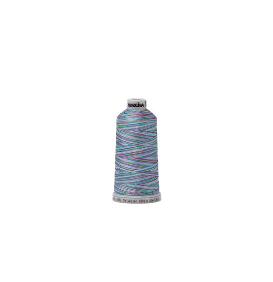 Multi-Color Light Blue 1606 #40 Weight Madeira Polyneon Thread - 0