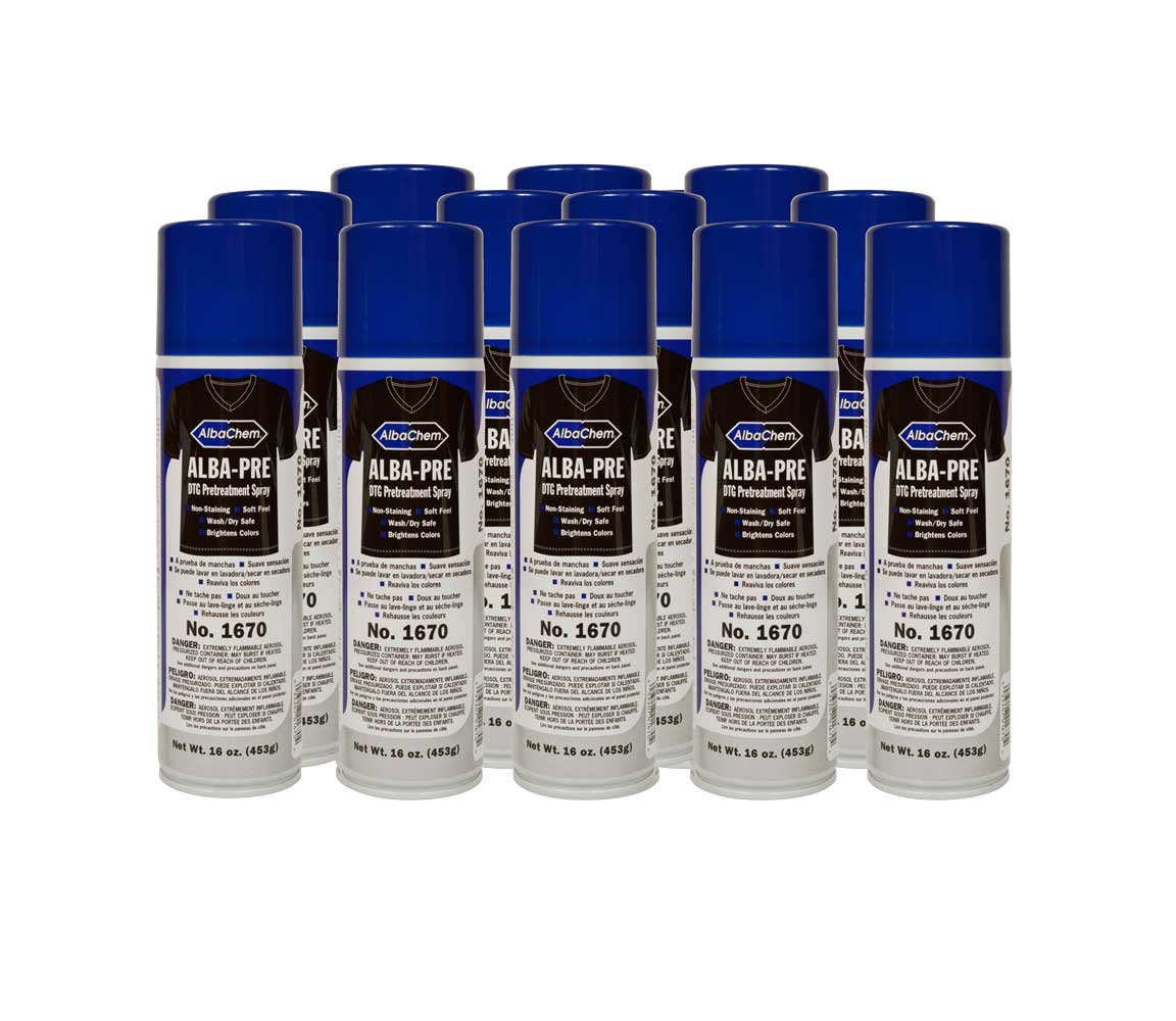 Aerosol Dark Shirt Pretreatment Cans