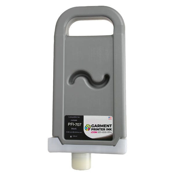 Canon Ink 700ml / Black PFI-707BK Replacement Cartridges for Canon PFI-707 700ml