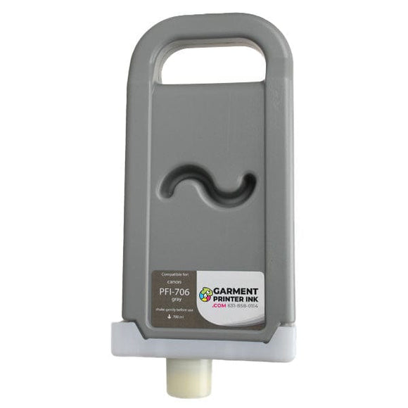 Canon Ink Canon Gray PFI-706GY Replacement Ink for Canon Lucia EX PFI-706 700ml