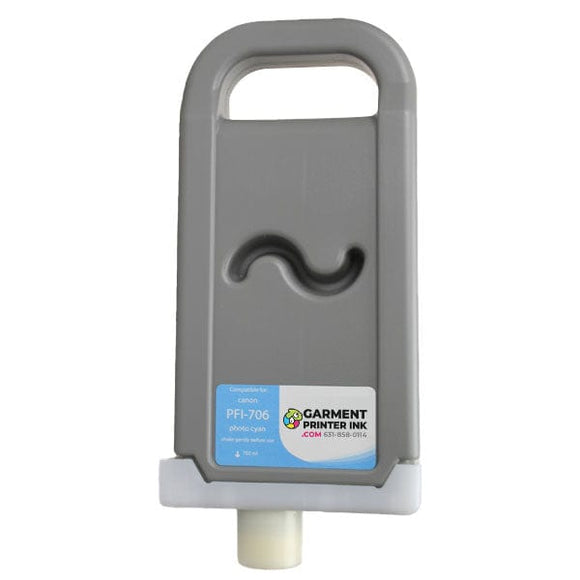 Canon Ink Canon Photo Cyan PFI-706PC Replacement Ink for Canon Lucia EX PFI-706 700ml
