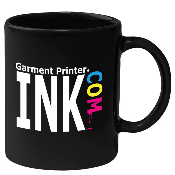 Custom printed mug created using Mutoh rotary spindle attachment.