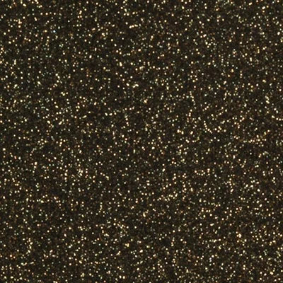 Siser GLITTER 20" Vinyl - Black Gold