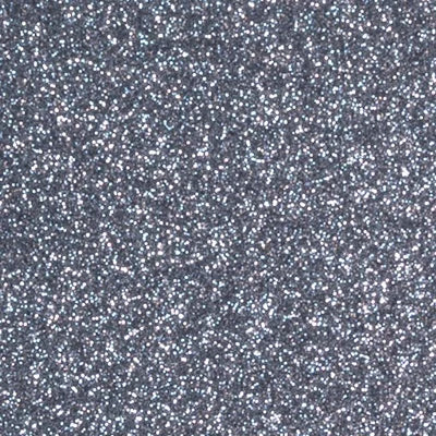 Siser GLITTER 20" Vinyl - Black Silver