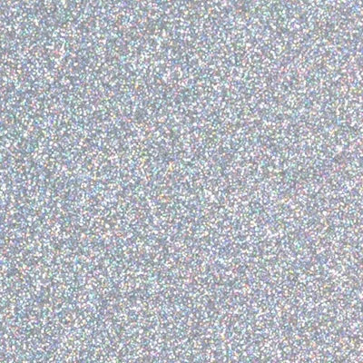 Siser GLITTER 20" Vinyl - Silver Confetti