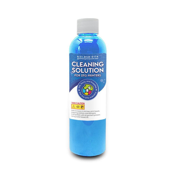 GPI Supplies DTG Cleaning Cleaning Solution 8oz For Garment Printers