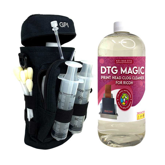 GPI Supplies DTG Cleaning Field Kit DTG MAGIC Clog Cleaner for RICOH Print Heads