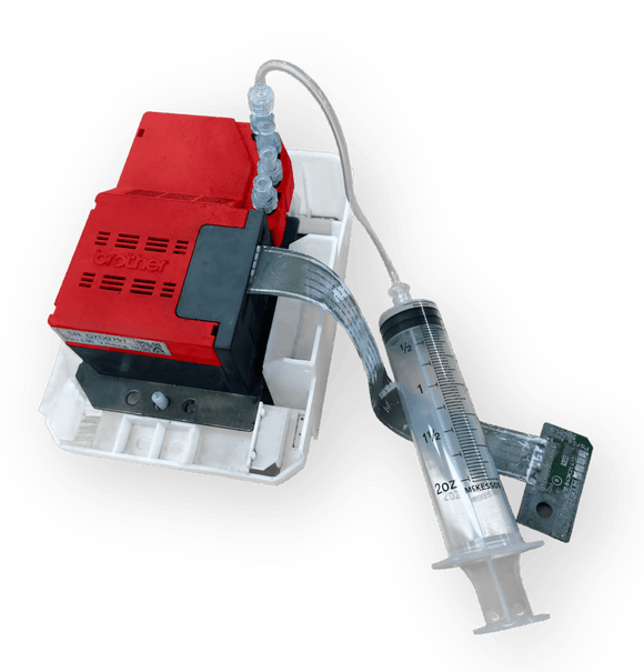 GPI Supplies DTG Cleaning GTX Print Head Clog Cleaning Syringe and Attachment