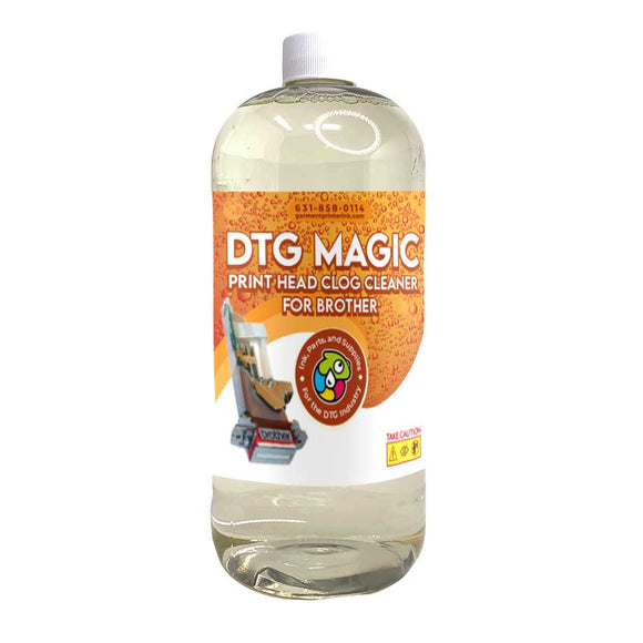 GPI Supplies DTG Cleaning Liter DTG MAGIC Clog Cleaner for BROTHER Print Heads
