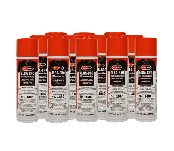 GPI Supplies Pretreatment 12 Cans Aerosol Dark Shirt Pretreatment Cans for Brother Ink