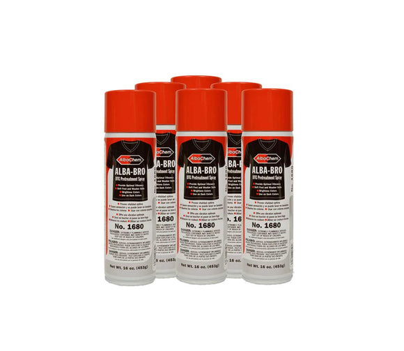 GPI Supplies Pretreatment 6 Cans Aerosol Dark Shirt Pretreatment Cans for Brother Ink