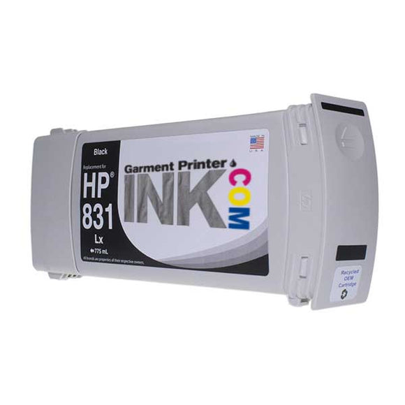 HP Ink HP831 Black CZ682A HP 831 Compatible Ink