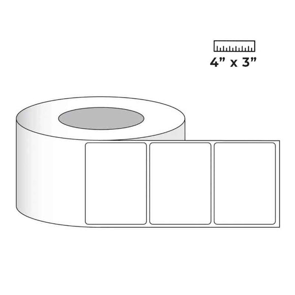 iColor Media Clear Gloss Lamination Labels 4 x 3 for iColor 250 (625/roll)