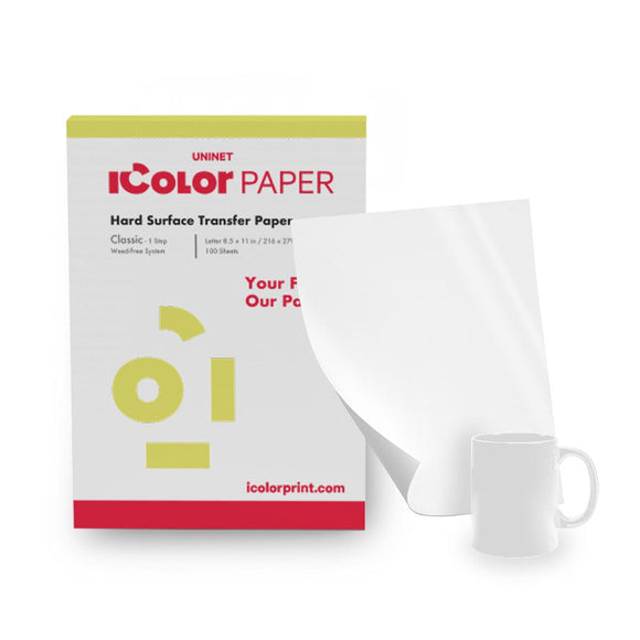iColor Transfer paper iColor 8.5 x 11 Hard Surface Paper Sample Pack