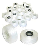 Madeira Bobbins White Fil-Tec Magna-Glide Sideless Magnetic Bobbin L 100/Box
