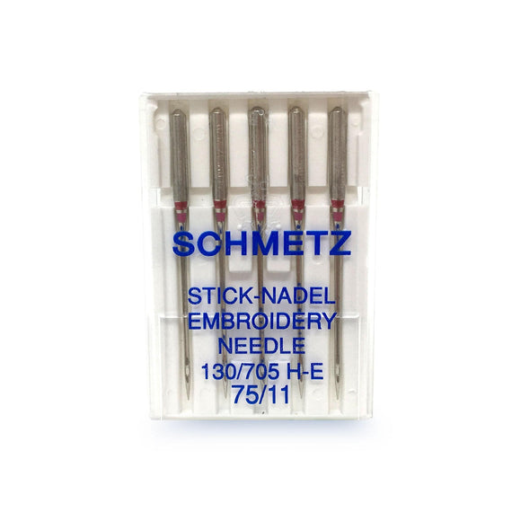 Madeira Needles #75/11 Schmetz Flat Sided LG Eye Needles