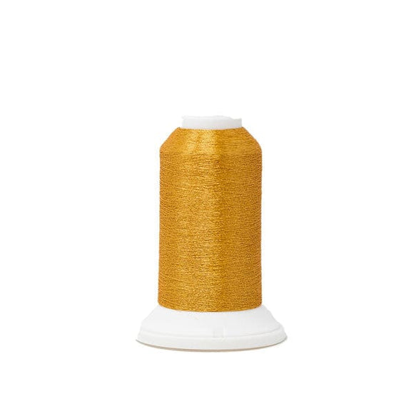 Madeira Thread Cone (2700 yd) Rose Gold 4201 #40 Weight Madeira Polyester Metallic Thread