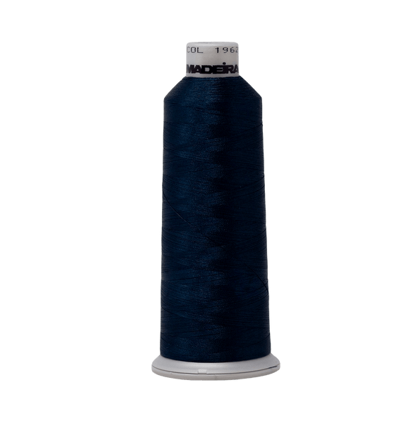 Madeira Thread Cone (5500 yd) Admiral Blue 1962 #40 Weight Madeira Polyneon Thread
