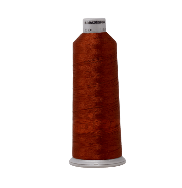 Madeira Thread Cone (5500 yd) Auburn 1898 #40 Weight Madeira Polyneon Thread