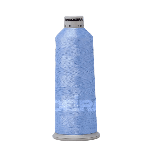 Madeira Thread Cone (5500 yd) Baby Blue 1874 #40 Weight Madeira Polyneon Thread