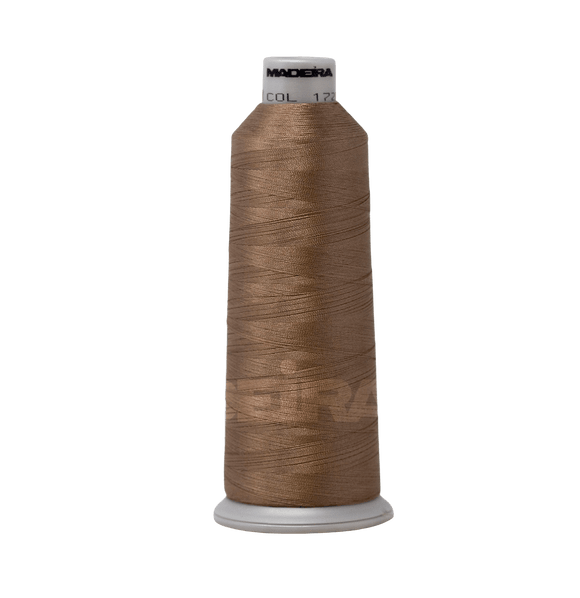 Madeira Thread Cone (5500 yd) Bark 1728 #40 Weight Madeira Polyneon Thread