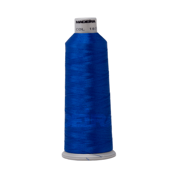 Madeira Thread Cone (5500 yd) Blue Bird 1829 #40 Weight Madeira Polyneon Thread