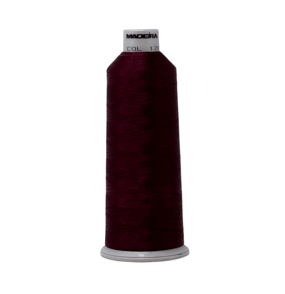 Madeira Thread Cone (5500 yd) Bordeaux 1785 #40 Weight Madeira Polyneon Thread