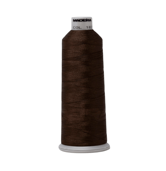 Madeira Thread Cone (5500 yd) Brunette 1872 #40 Weight Madeira Polyneon Thread
