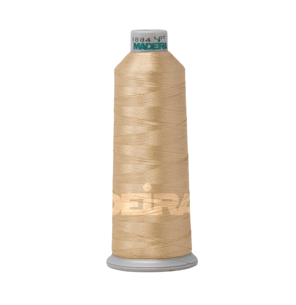 Madeira Thread Cone (5500 yd) Burly Wood 1884 #40 Weight Madeira Polyneon Thread