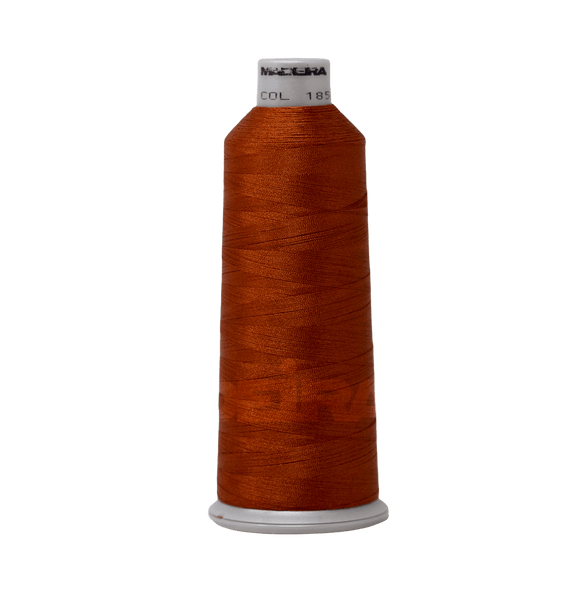 Madeira Thread Cone (5500 yd) Burnt Orange 1856 #40 Weight Madeira Polyneon Thread