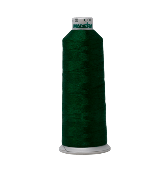 Madeira Thread Cone (5500 yd) Cadmium Green 1851 #40 Weight Madeira Polyneon Thread
