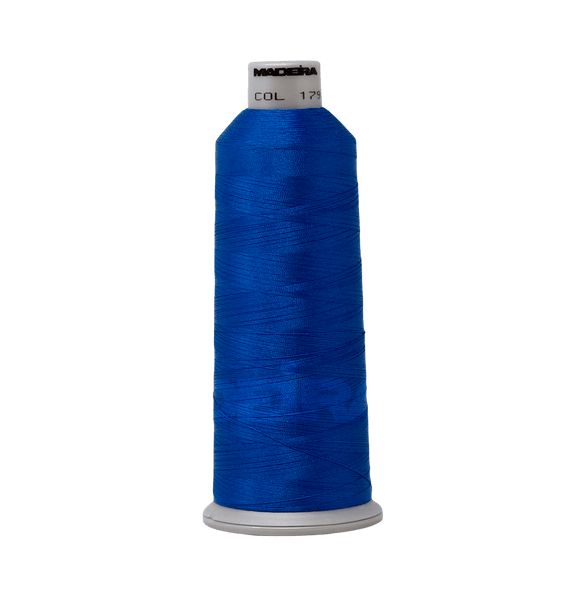 Madeira Thread Cone (5500 yd) Calypso Blue 1797 #40 Weight Madeira Polyneon Thread