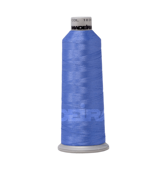 Madeira Thread Cone (5500 yd) China Blue 1830 #40 Weight Madeira Polyneon Thread