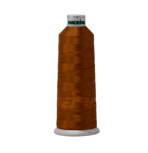 Madeira Thread Cone (5500 yd) Chocolate Lab 1857 #40 Weight Madeira Polyneon Thread