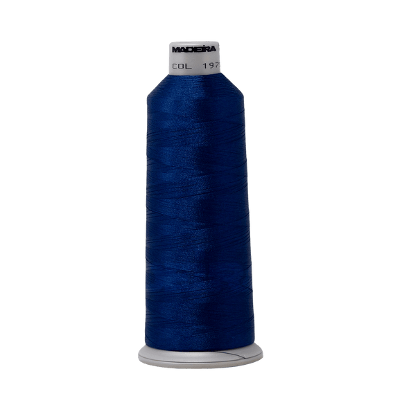 Madeira Thread Cone (5500 yd) Colonial Blue 1975 #40 Weight Madeira Polyneon Thread