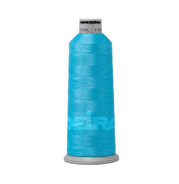 Madeira Thread Cone (5500 yd) Cool Aqua 1594 #40 Weight Madeira Polyneon Thread