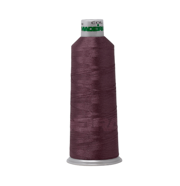 Madeira Thread Cone (5500 yd) Dark Mauve 1998 #40 Weight Madeira Polyneon Thread