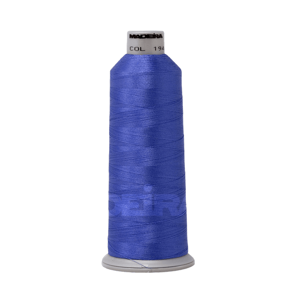 Madeira Thread Cone (5500 yd) Dark Periwinkle 1943 #40 Weight Madeira Polyneon Thread