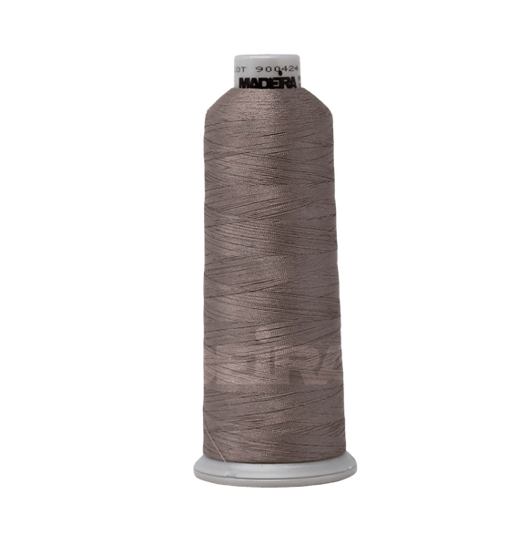 Madeira Thread Cone (5500 yd) Dark Taupe 1736 #40 Weight Madeira Polyneon Thread