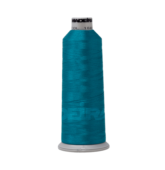 Madeira Thread Cone (5500 yd) Dark Teal 1846 #40 Weight Madeira Polyneon Thread