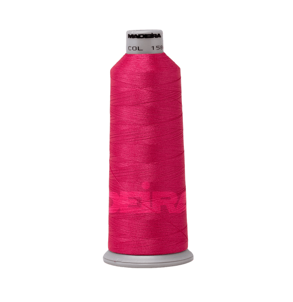 Madeira Thread Cone (5500 yd) Deep Pink 1584 #40 Weight Madeira Polyneon Thread