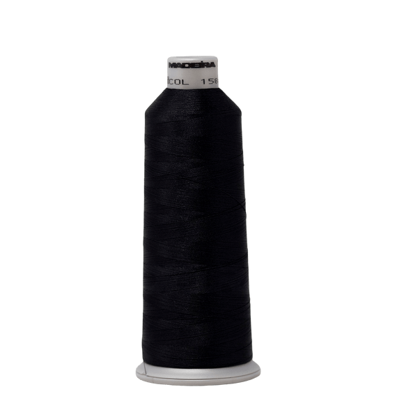 Madeira Thread Cone (5500 yd) Ebony 1589 #40 Weight Madeira Polyneon Thread
