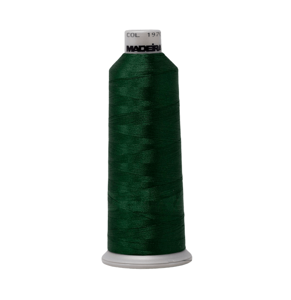 Madeira Thread Cone (5500 yd) Emerald Ink 1970 #40 Weight Madeira Polyneon Thread
