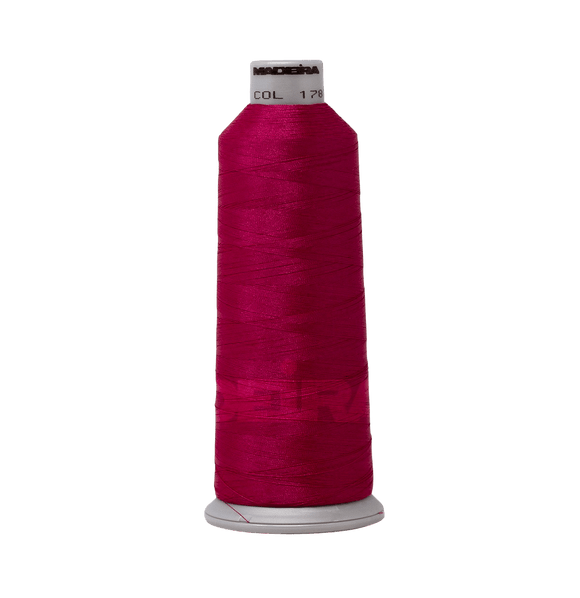 Madeira Thread Cone (5500 yd) Fuchsia 1787  #40 Weight Madeira Polyneon Thread