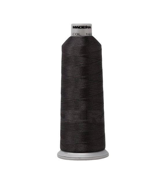 Madeira Thread Cone (5500 yd) Graphite 1664 #40 Weight Madeira Polyneon Thread